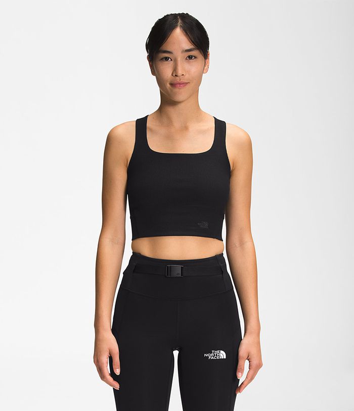 Tank Top The North Face Mujer Ruby Hill Rib-Knit - Colombia BYQLOU506 - Negras